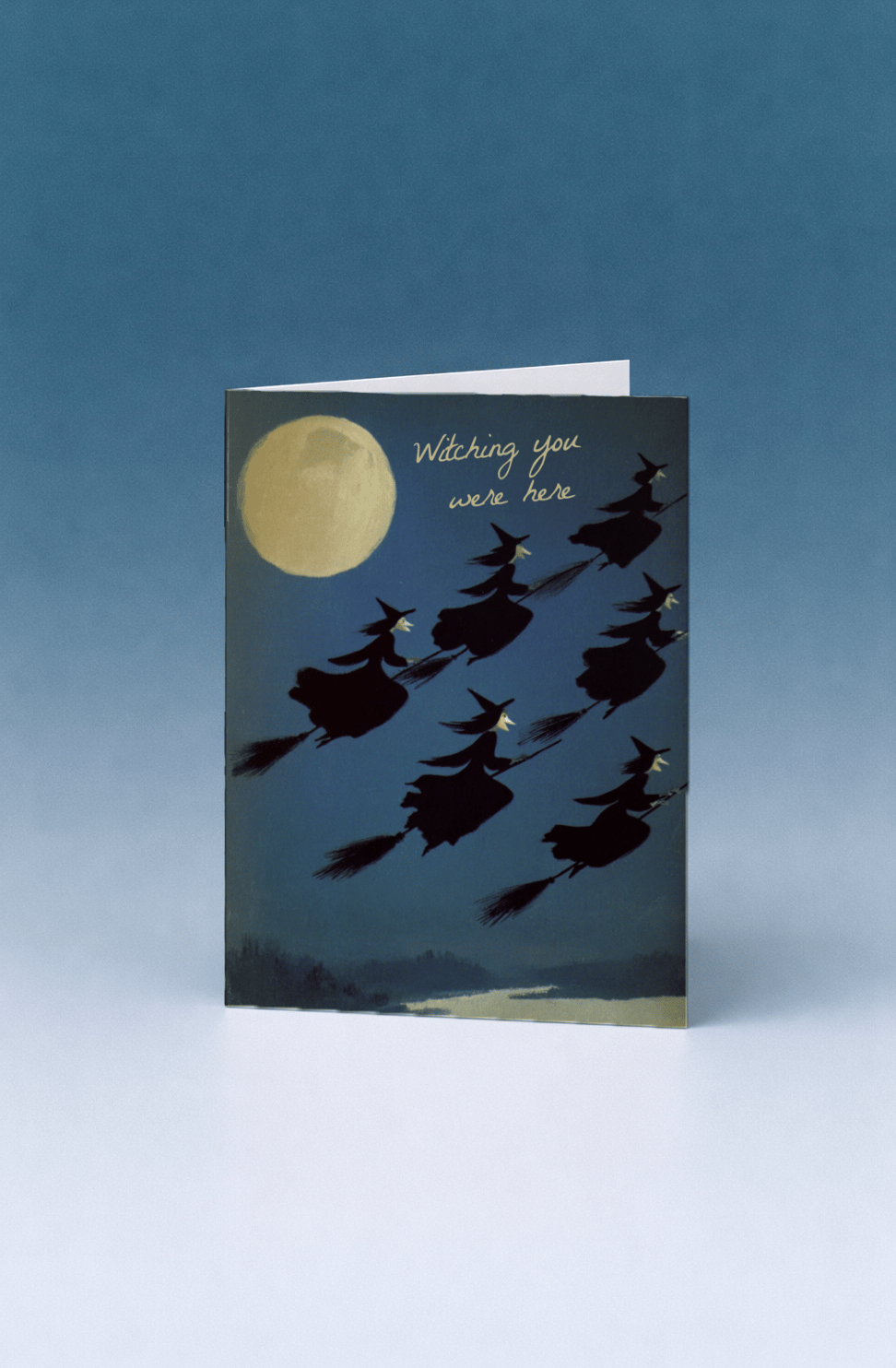 Witching You Were Here Card mockup 5