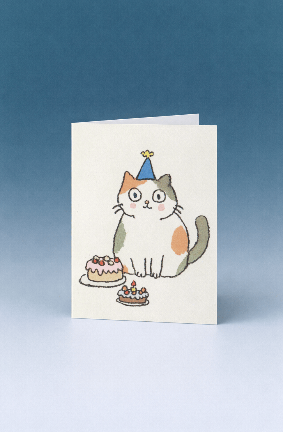Party Cat Celebration Card mockup 5