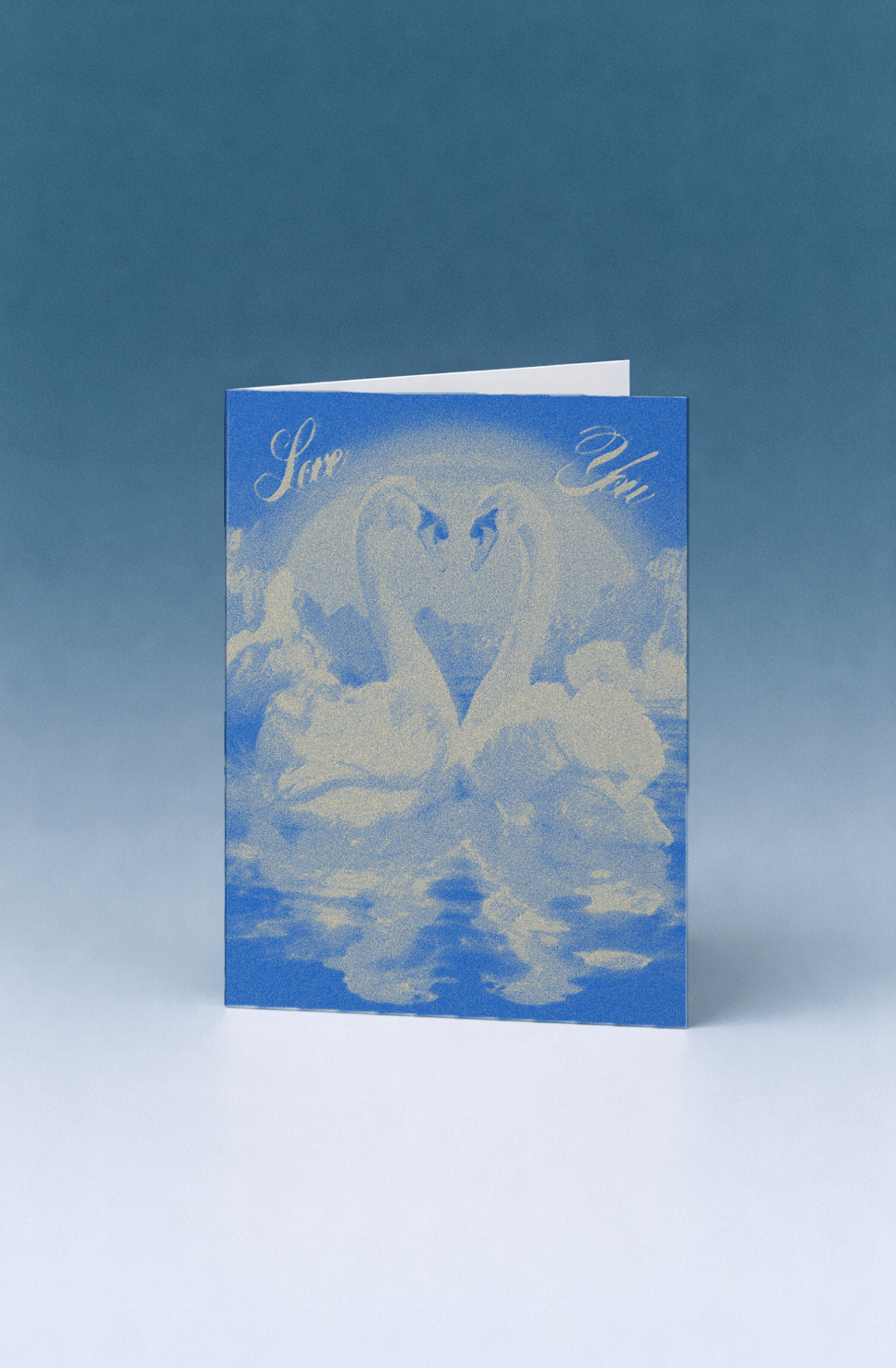 Swan Lake Love Card mockup 5