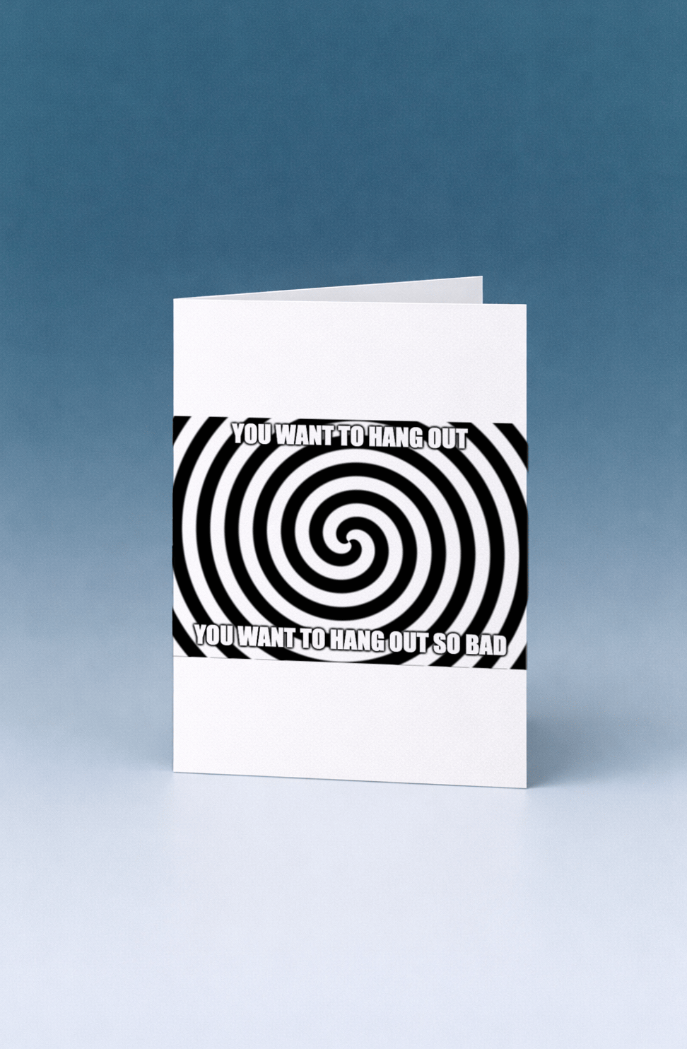 Hypnotic Hang Out Card mockup 5