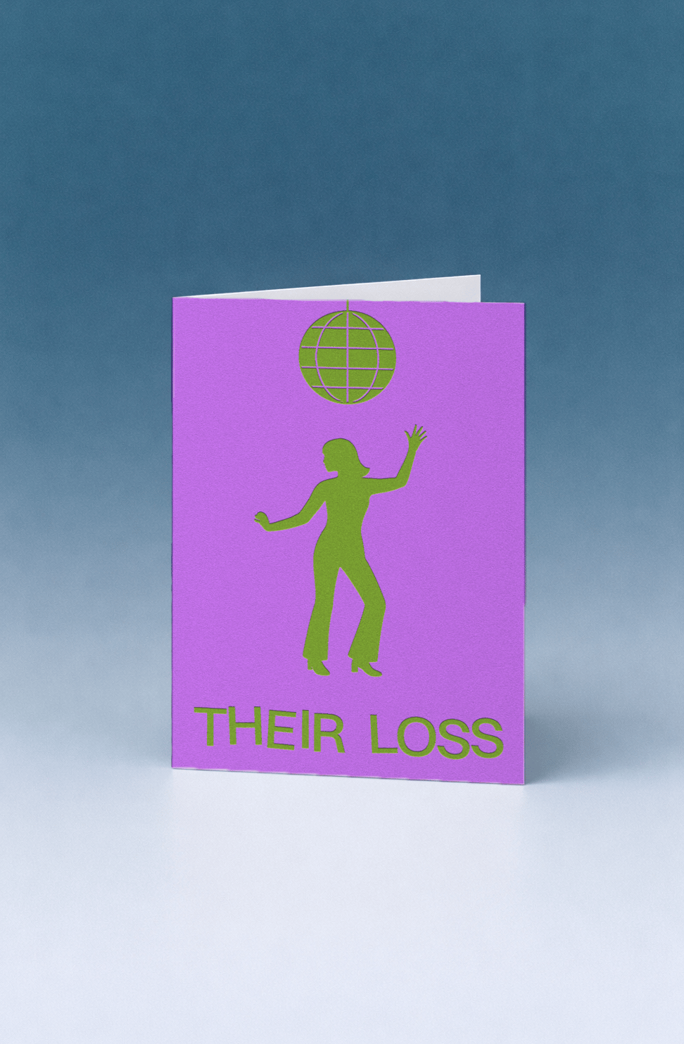 Their Loss Card mockup 4