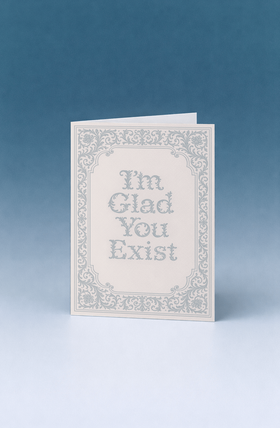 I'm Glad You Exist Card mockup 5