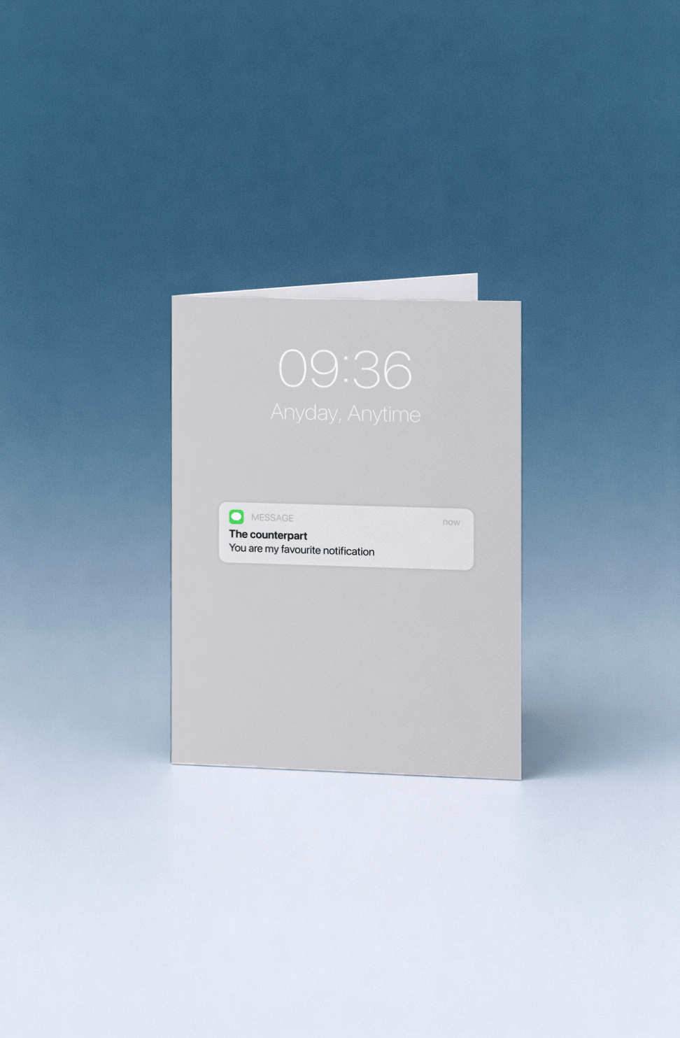 You Are My Favourite Notification Card mockup 5