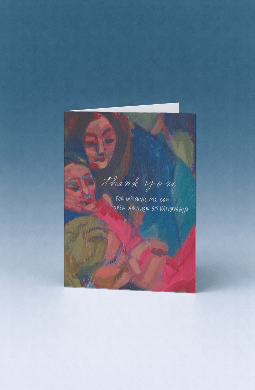 Thank You for Watching Me Cry Card mockup 5