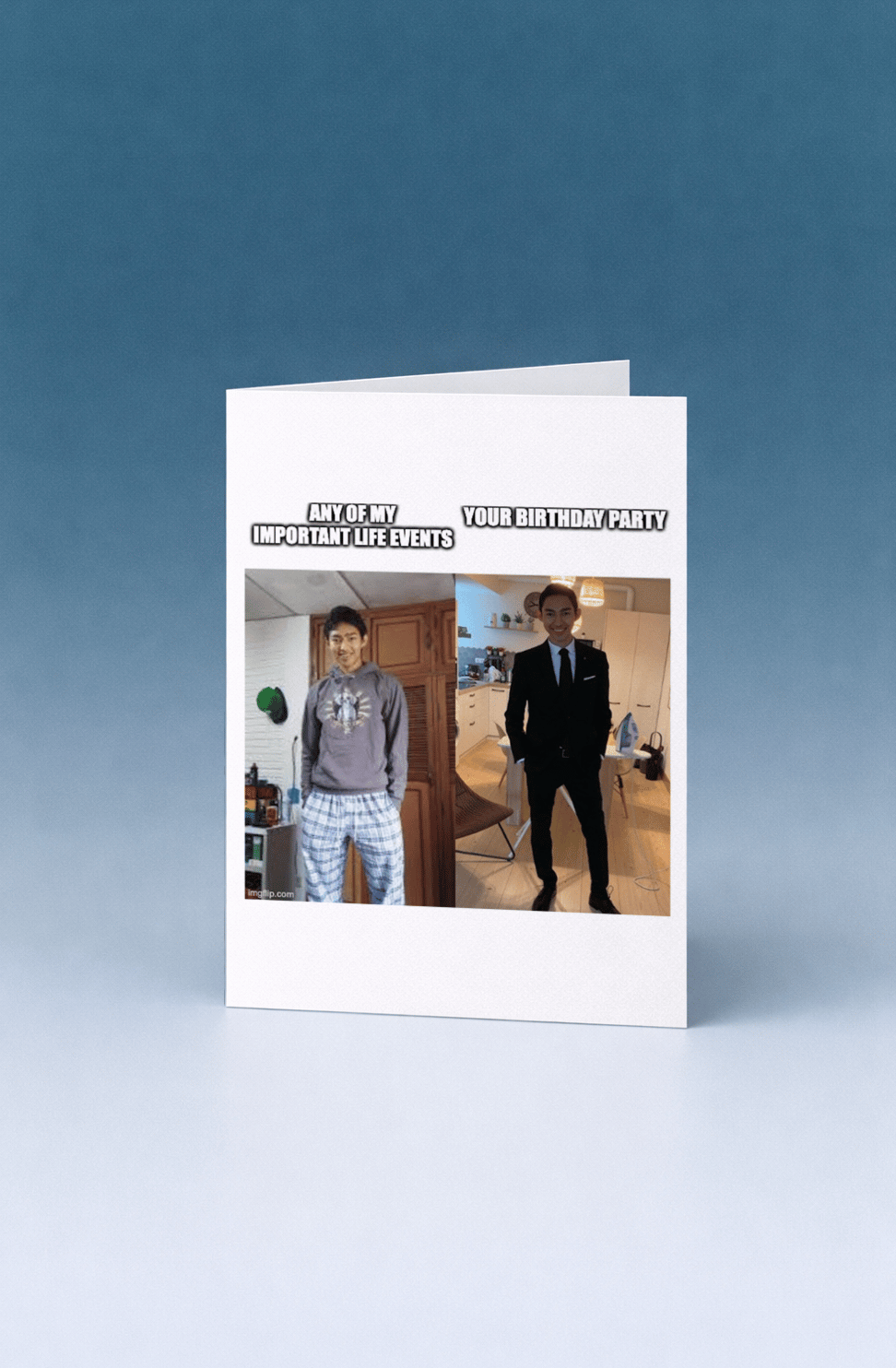 Important Life Events vs Your Birthday Card mockup 4