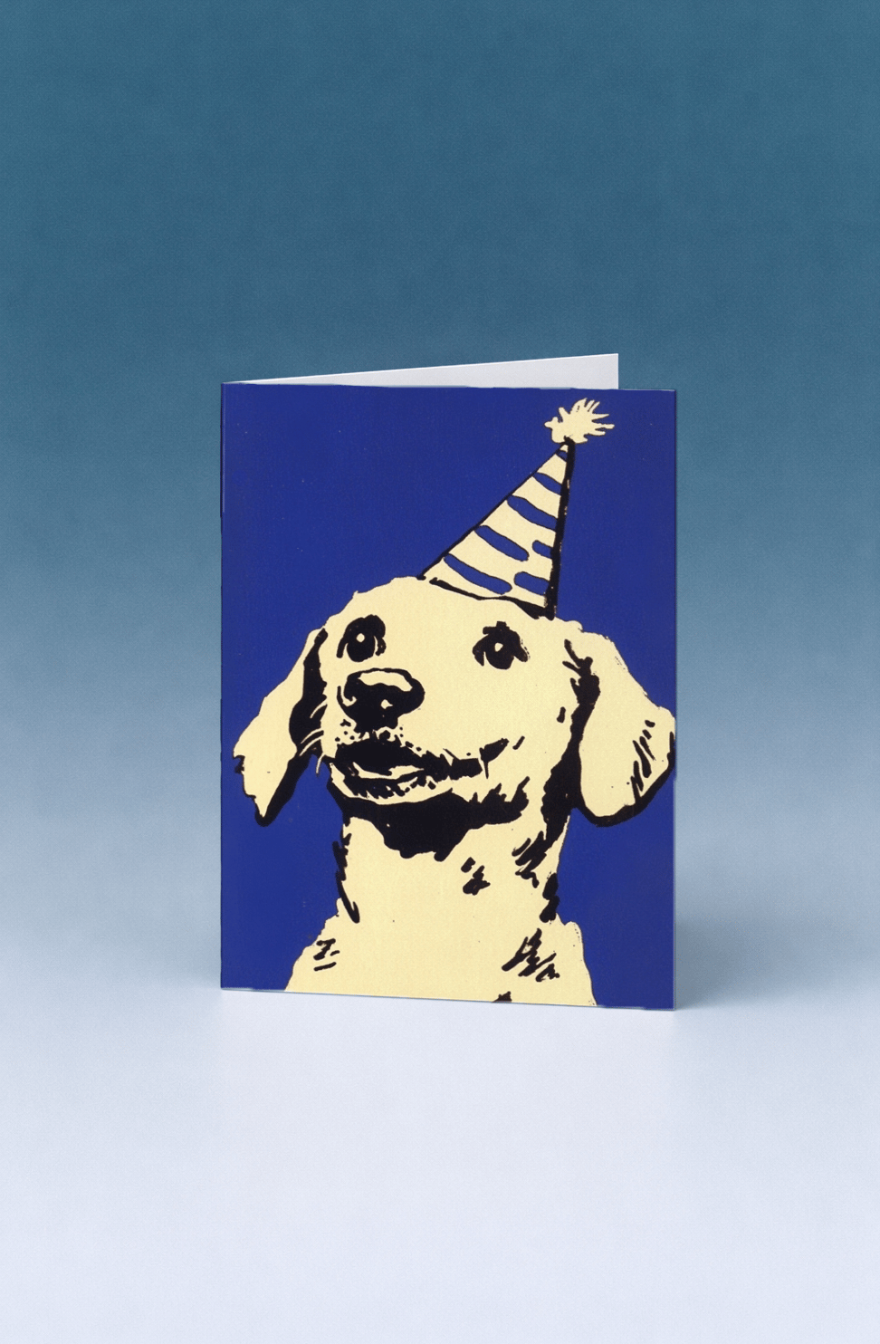 Party Hat Dog Birthday Card mockup 5