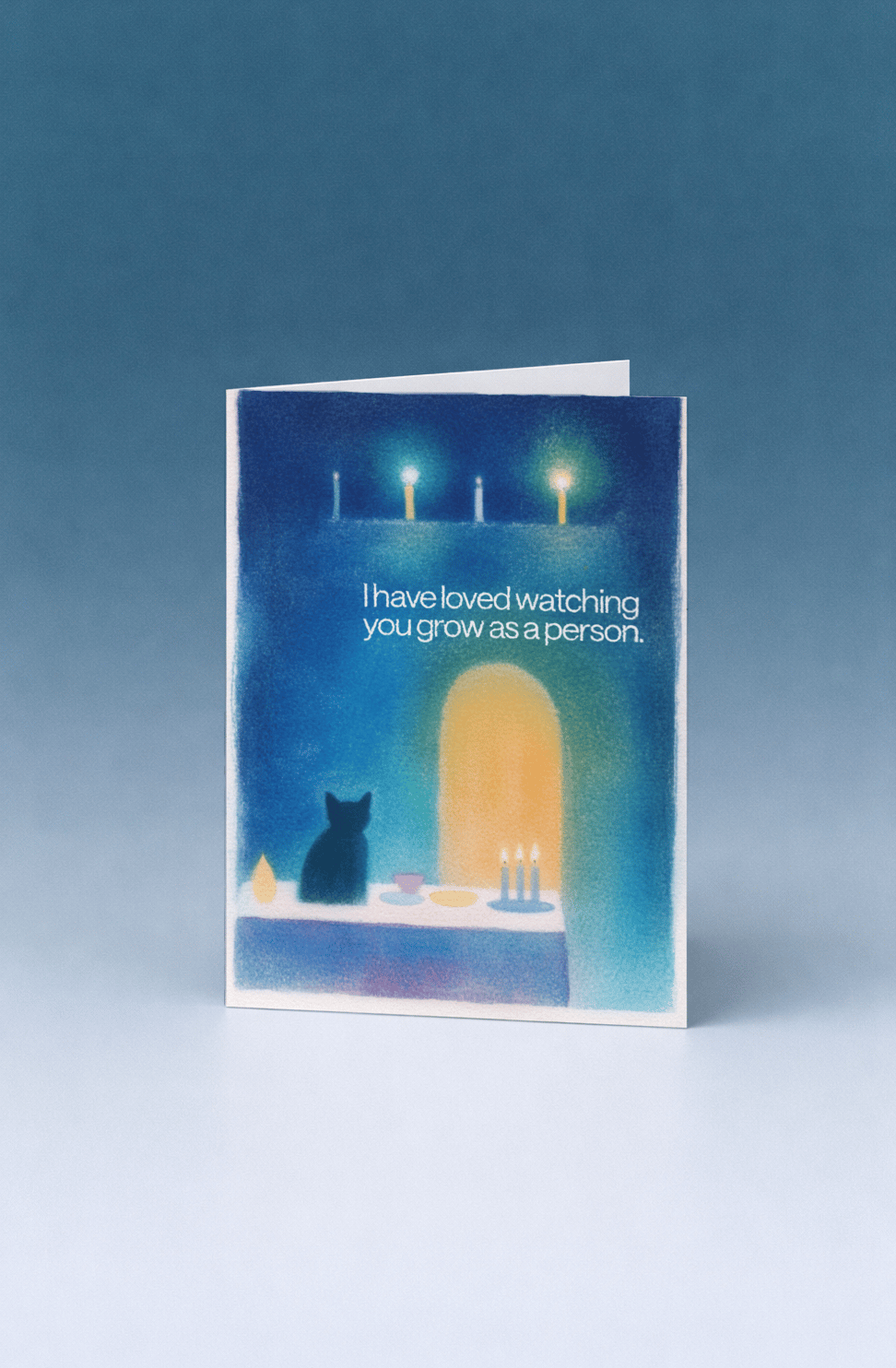 Loved Watching You Grow Birthday Card mockup 5