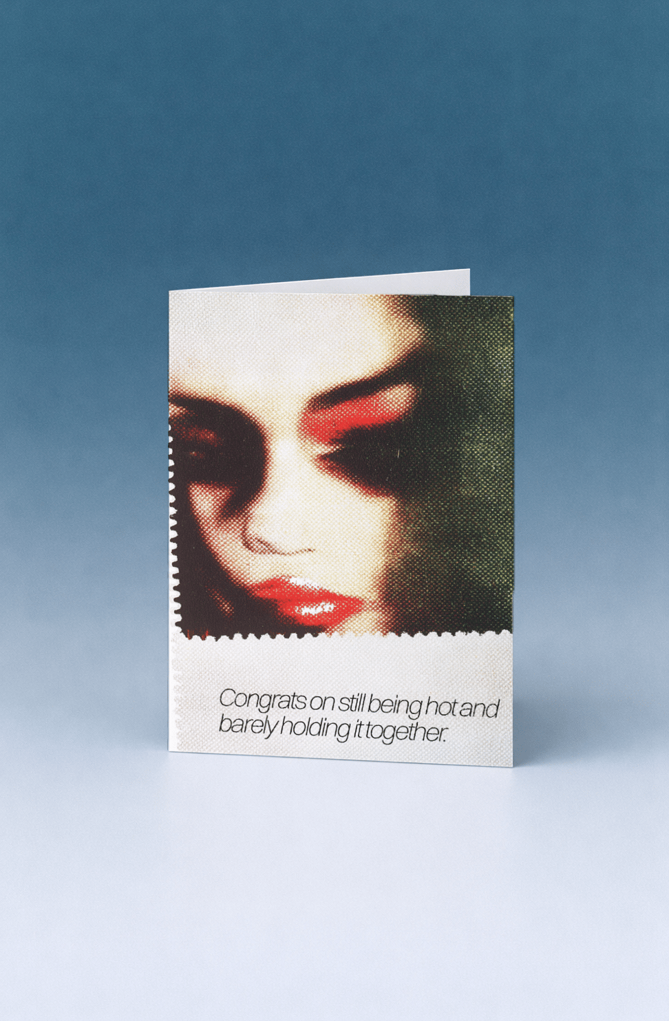 Still Hot Barely Holding It Together Card mockup 5