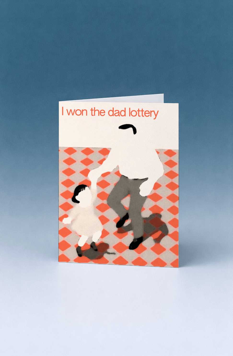Dad Lottery Winner Card mockup 4
