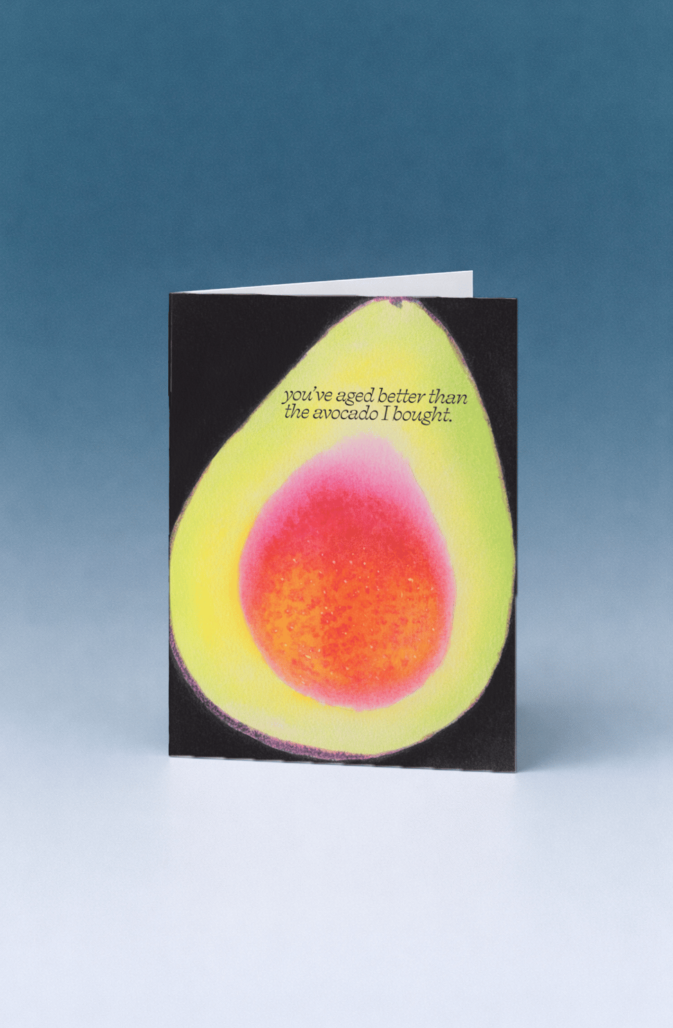 Aged Better Than Avocado Birthday Card mockup 5