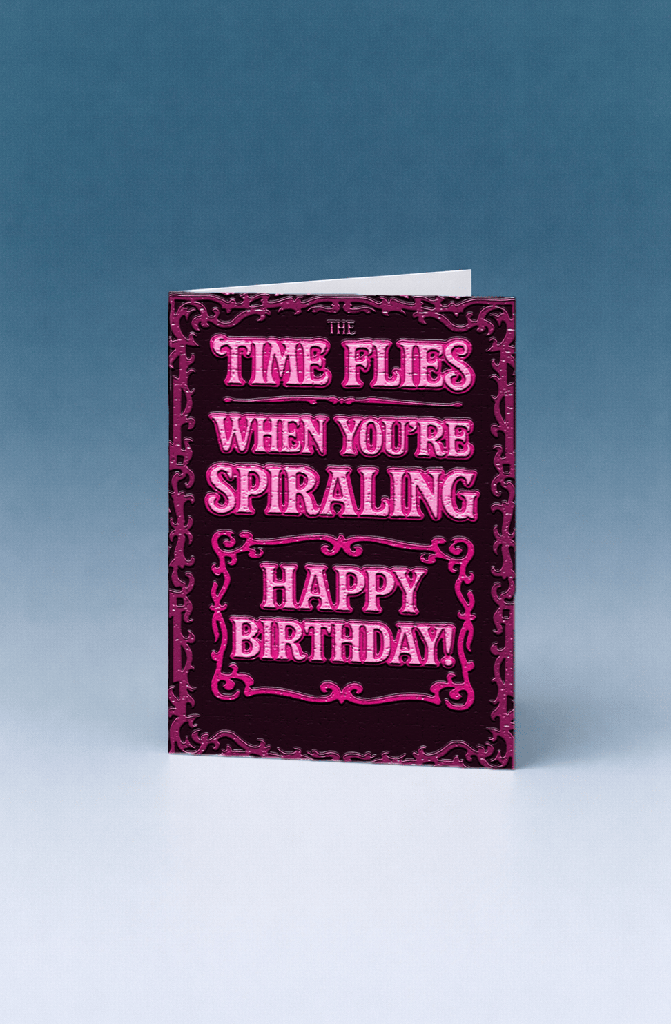Time Flies When You're Spiraling mockup 5