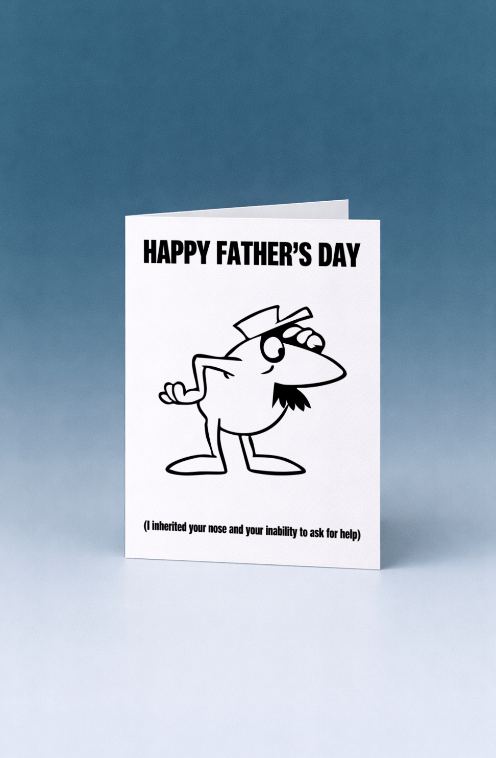 Happy Father’s Day Inherited Nose Card mockup 5