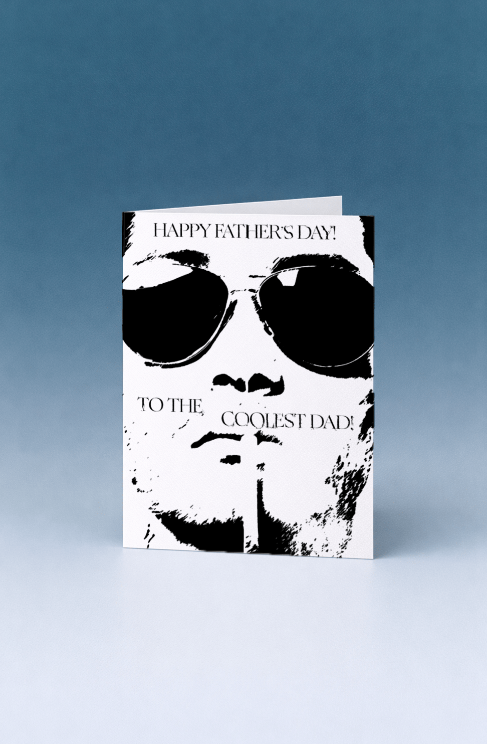 Coolest Dad Father's Day Card mockup 5