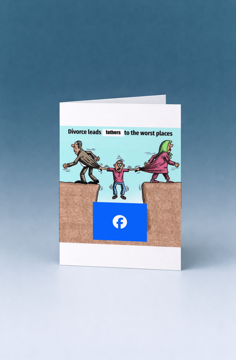 Divorce Dad Facebook Card mockup 5