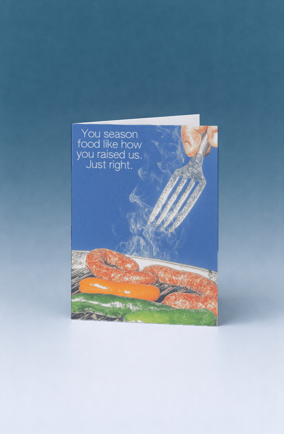 Just Right Seasoning Dad Card mockup 5