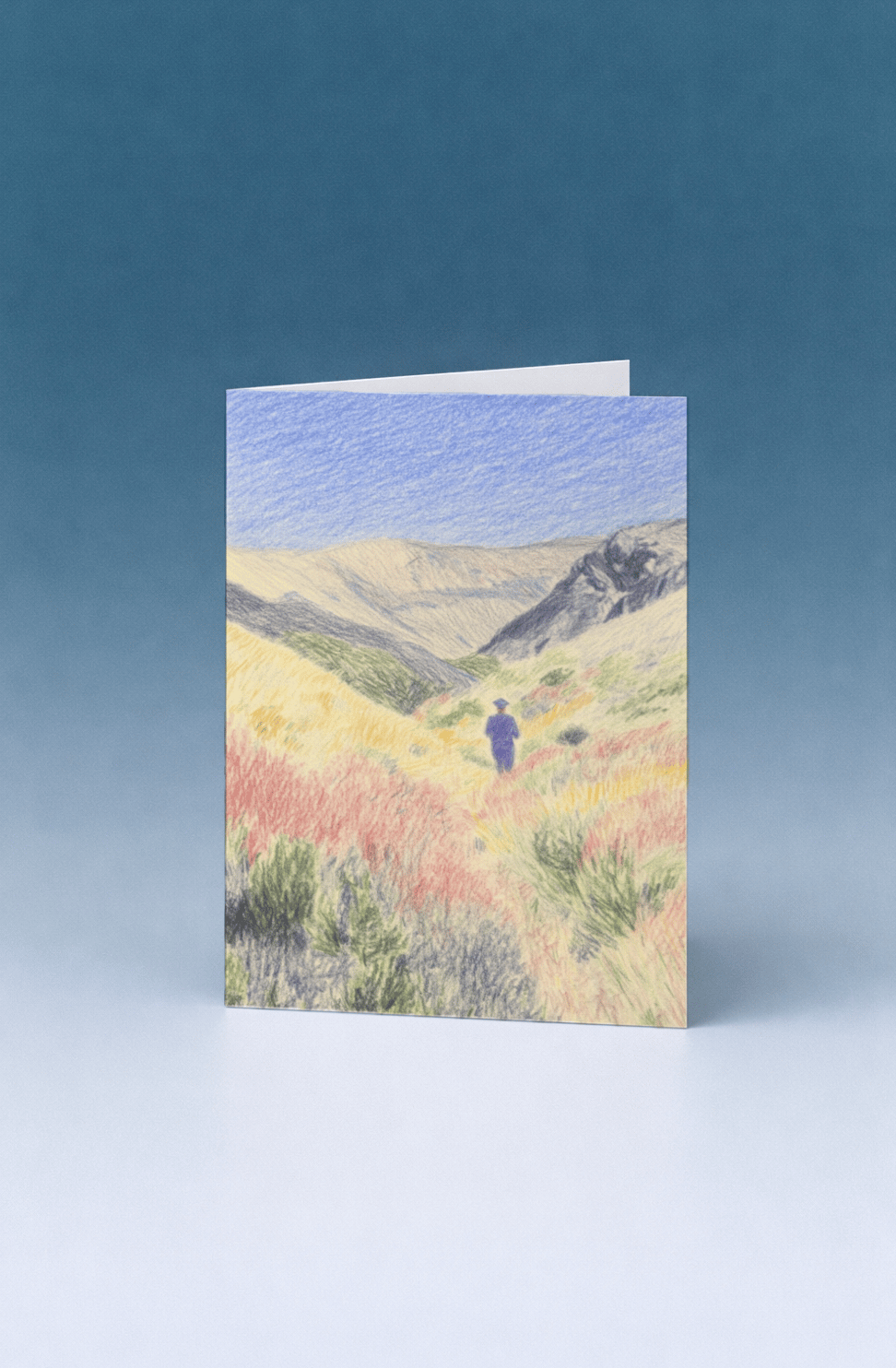 Into the Next Chapter Graduation Card mockup 4