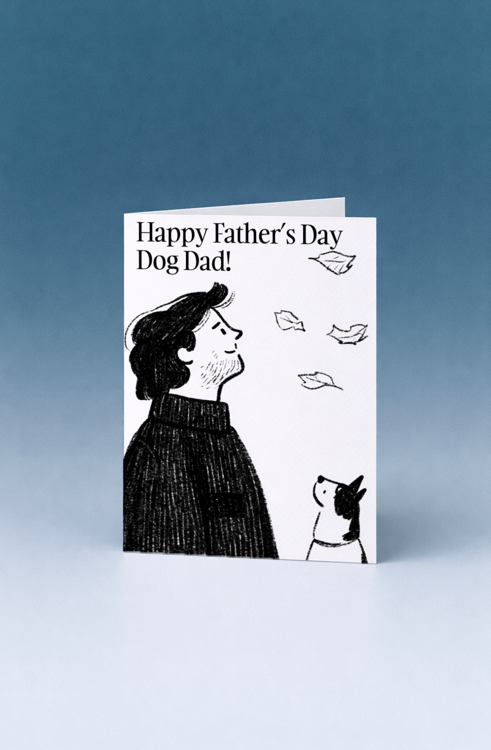 Happy Father’s Day Dog Dad Card mockup 5