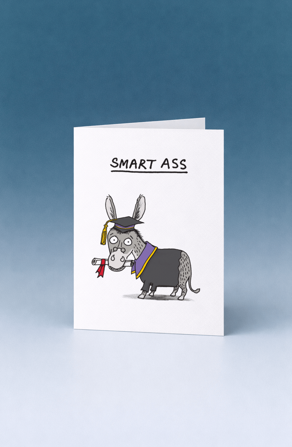 Smart Ass Graduation Card mockup 5