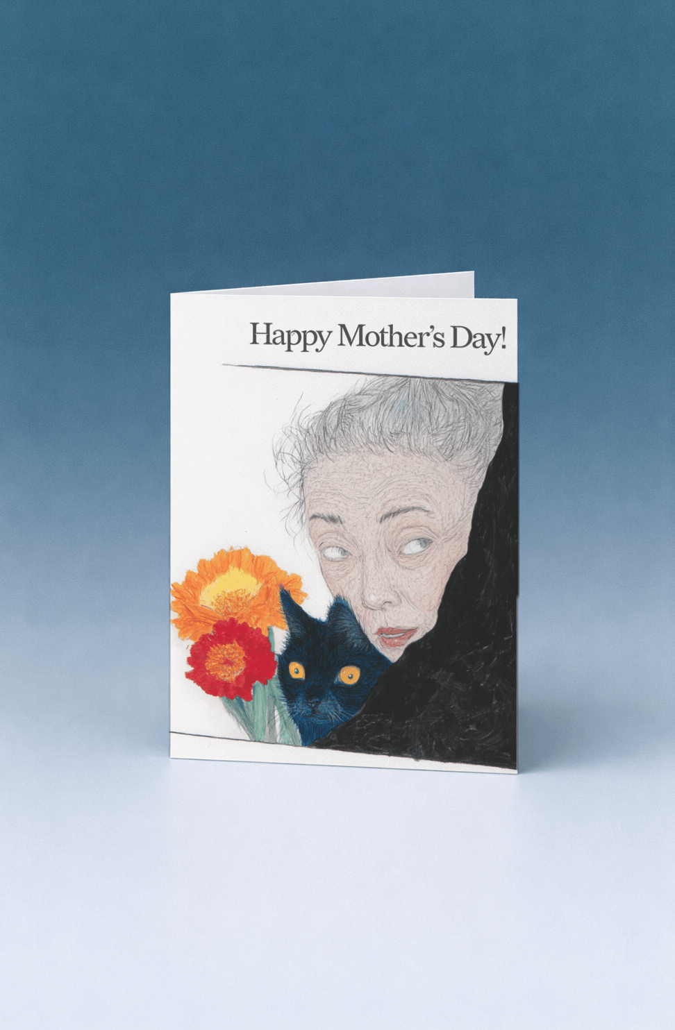 Mother’s Day Cat Gaze Card mockup 5