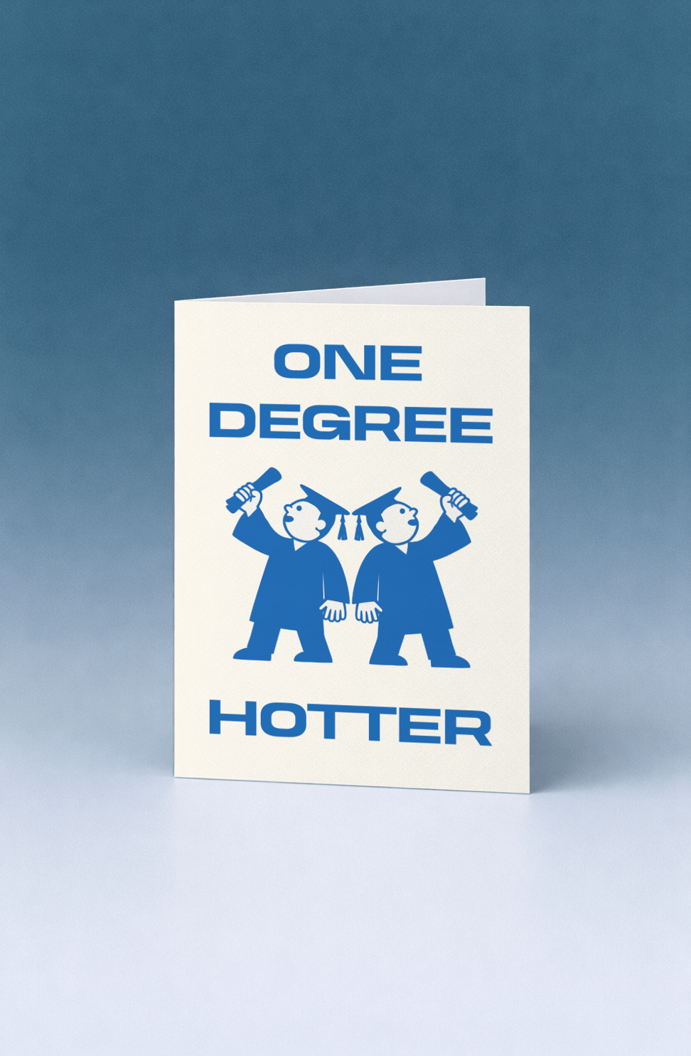 One Degree Hotter Graduation Card mockup 5