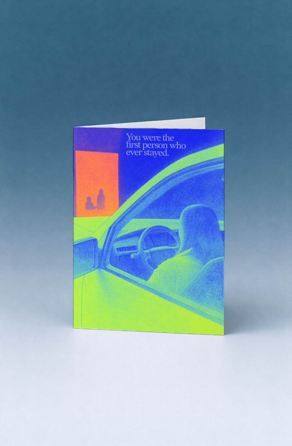 First Person Who Stayed Card mockup 5