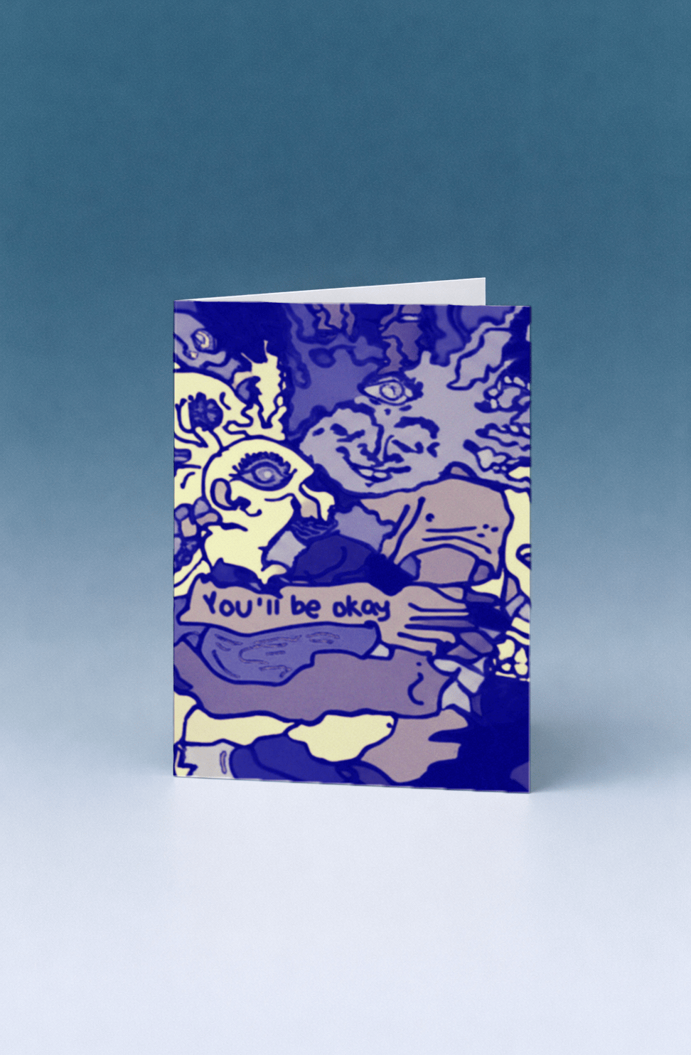 You'll Be Okay Chaos Card mockup 5