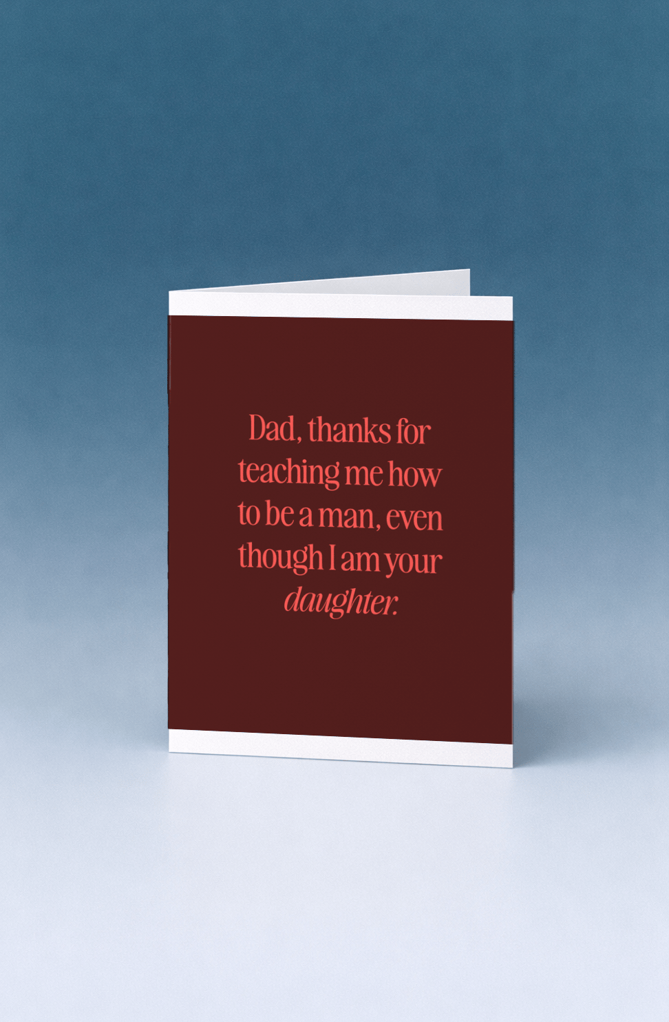 Thanks for Teaching Me How to Be a Man, Dad mockup 5