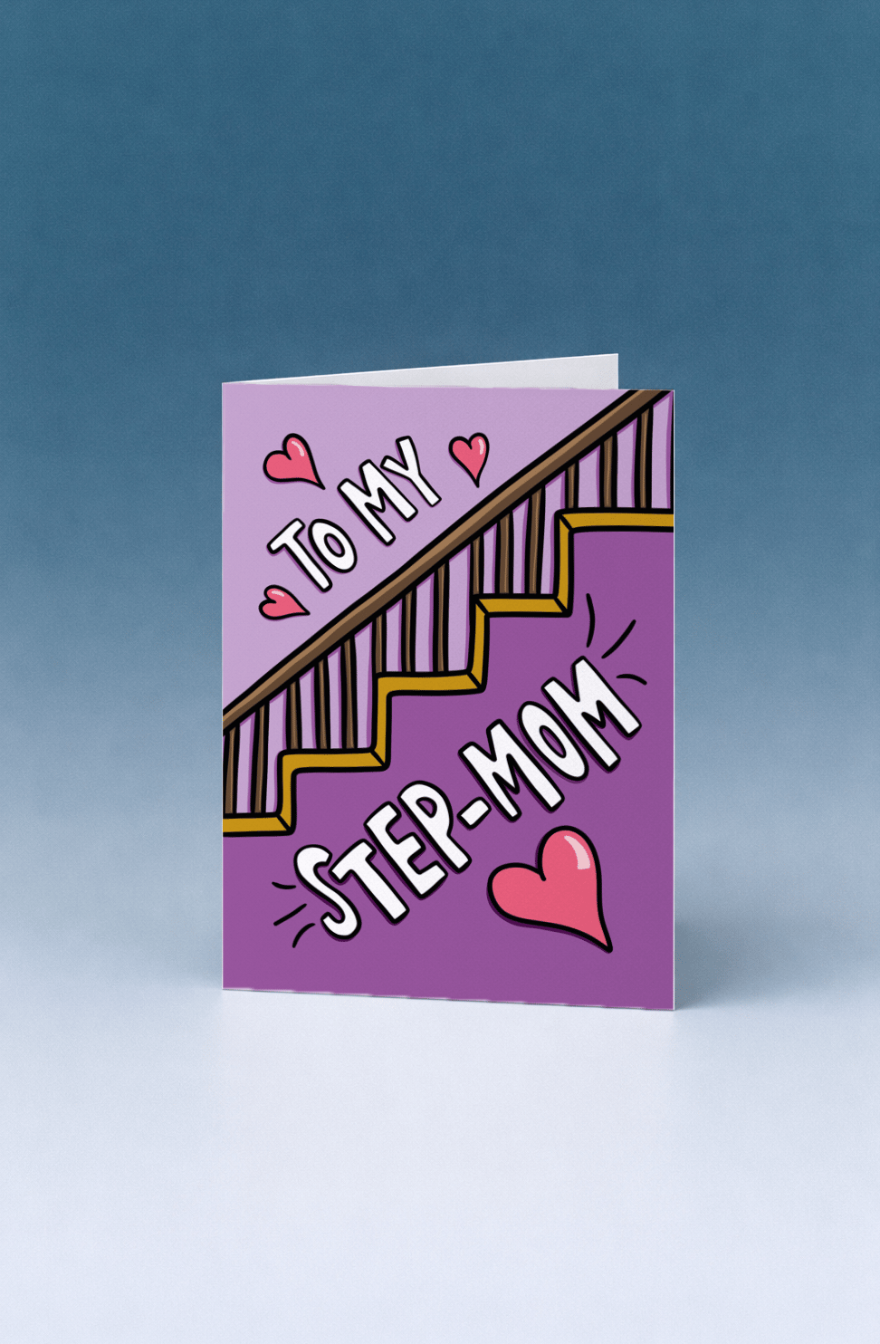 To My Step-Mom Card mockup 5