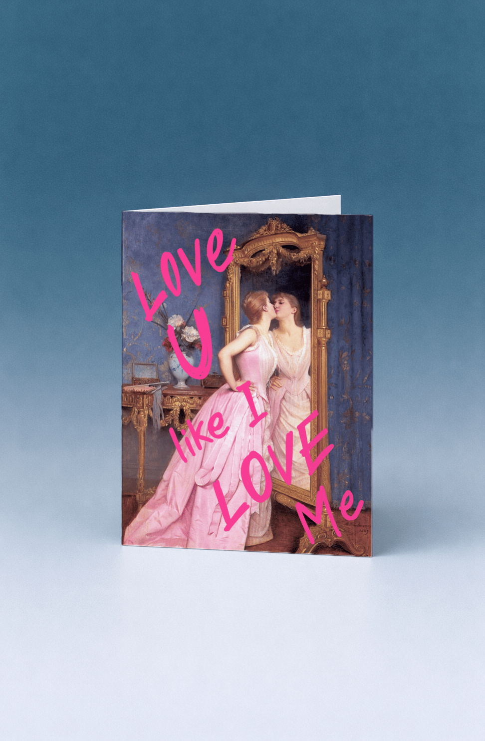 Love You Like I Love Me Card mockup 5