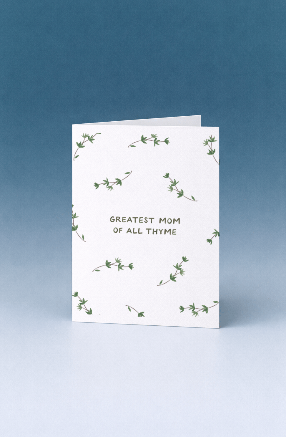 Greatest Mom of All Thyme Card mockup 5