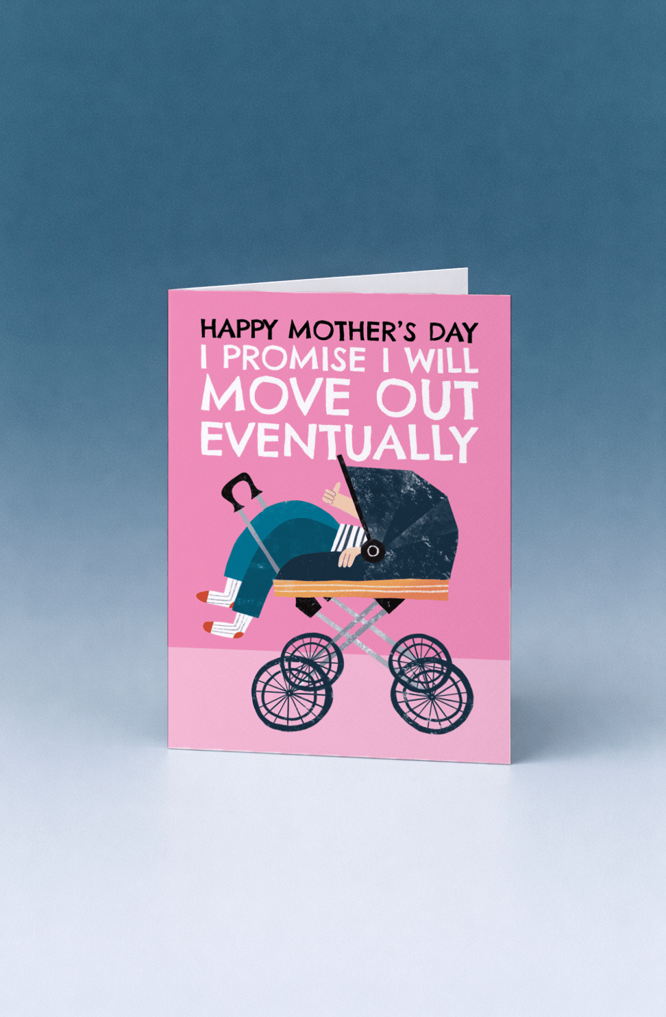 Eventually Moving Out Mother's Day Card mockup 5
