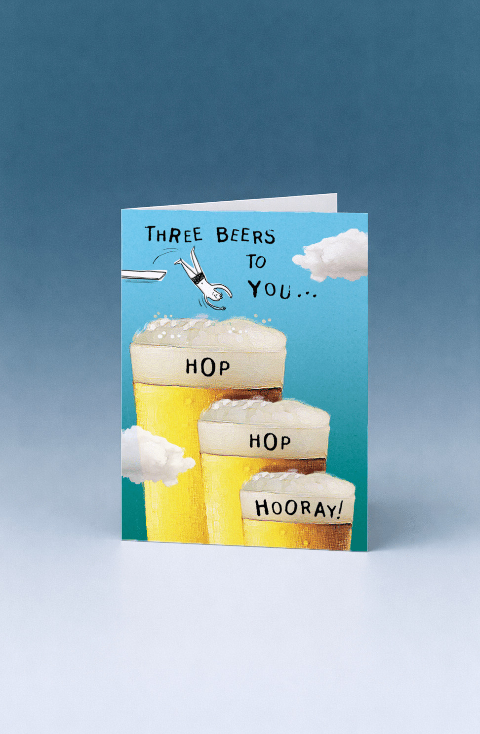 Three Beers to You Card mockup 4