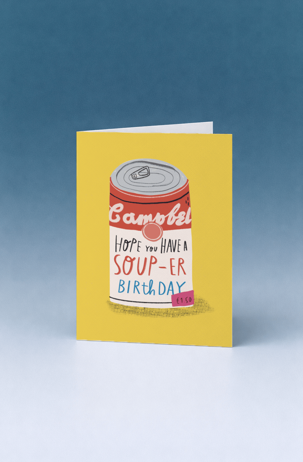 Soup-er Birthday Card mockup 5