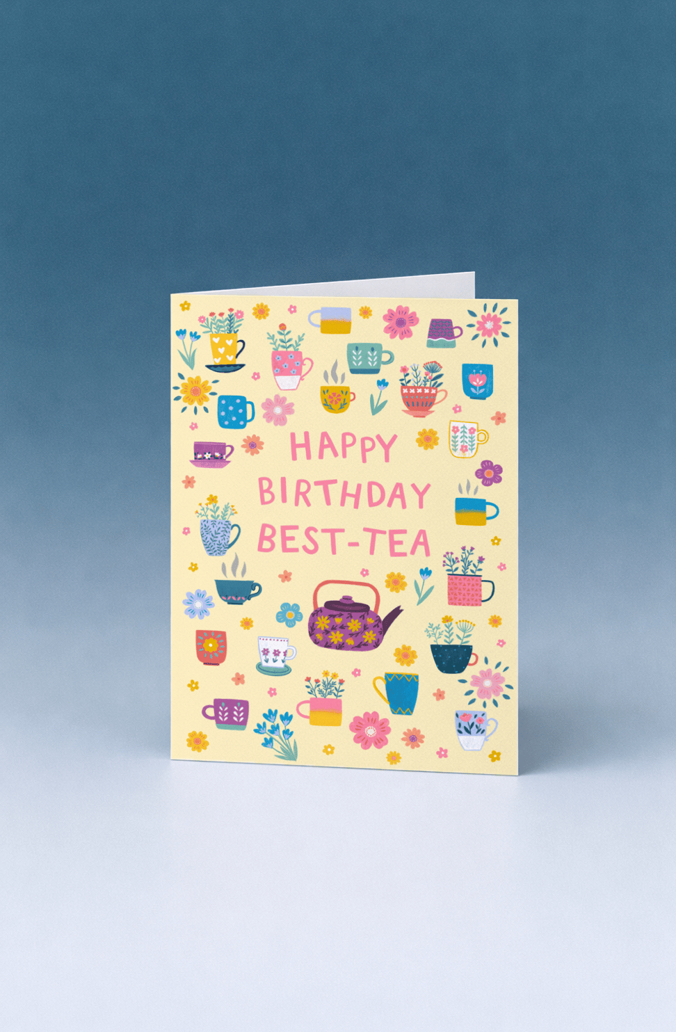 Best-Tea Birthday Card mockup 5