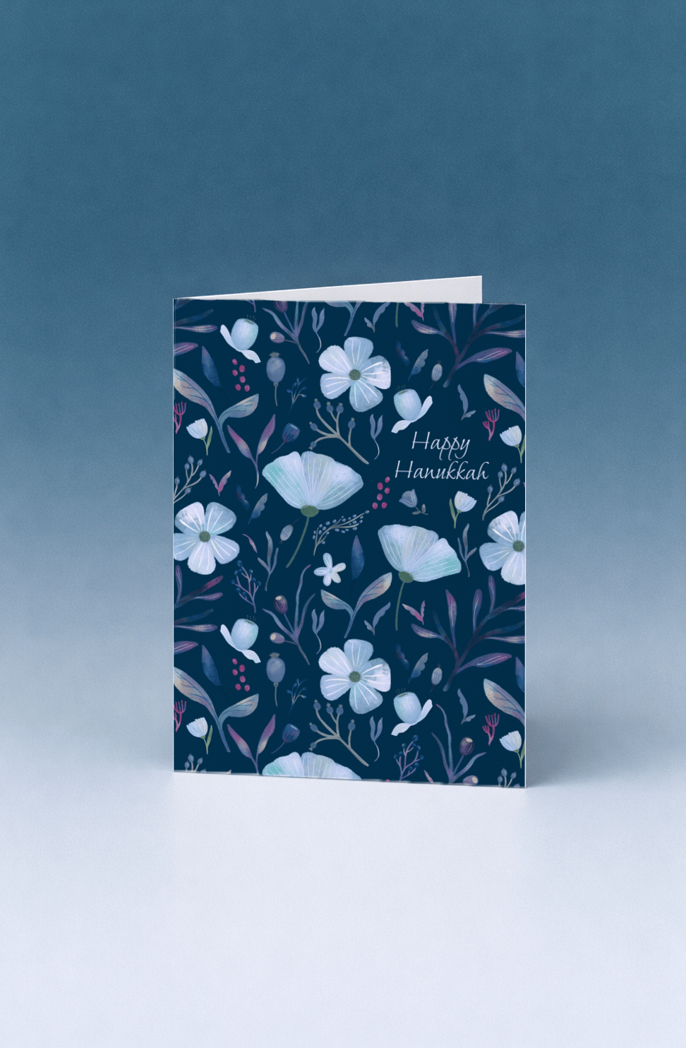 Botanical Happy Hanukkah mockup 5