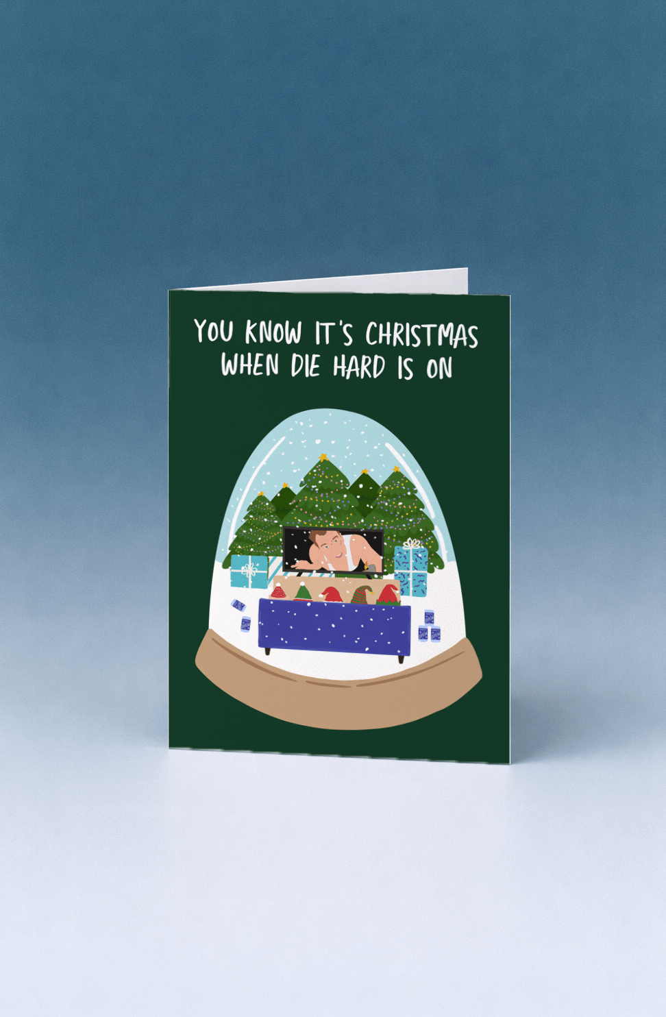 Die Hard Christmas Snow Globe mockup 5