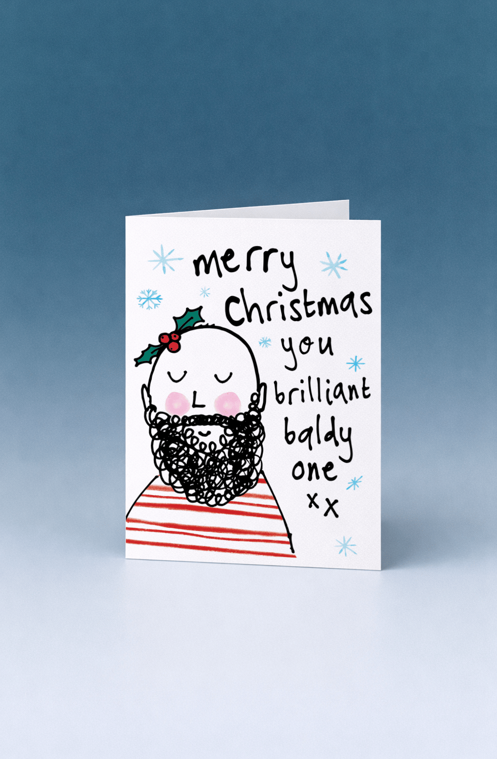 Brilliant Baldy Christmas mockup 5