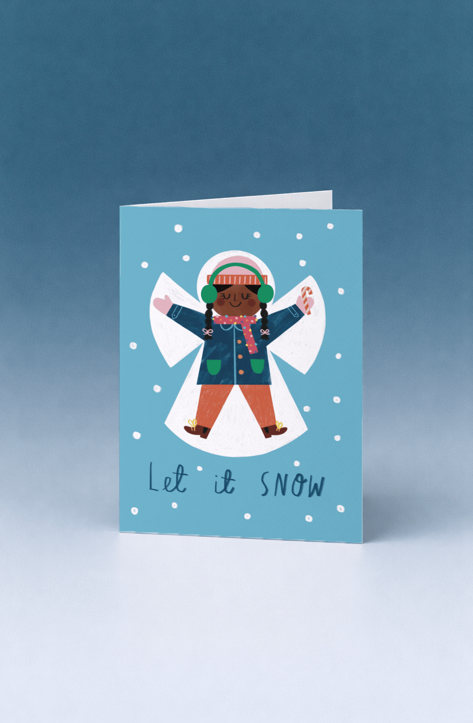Let It Snow Angel mockup 5