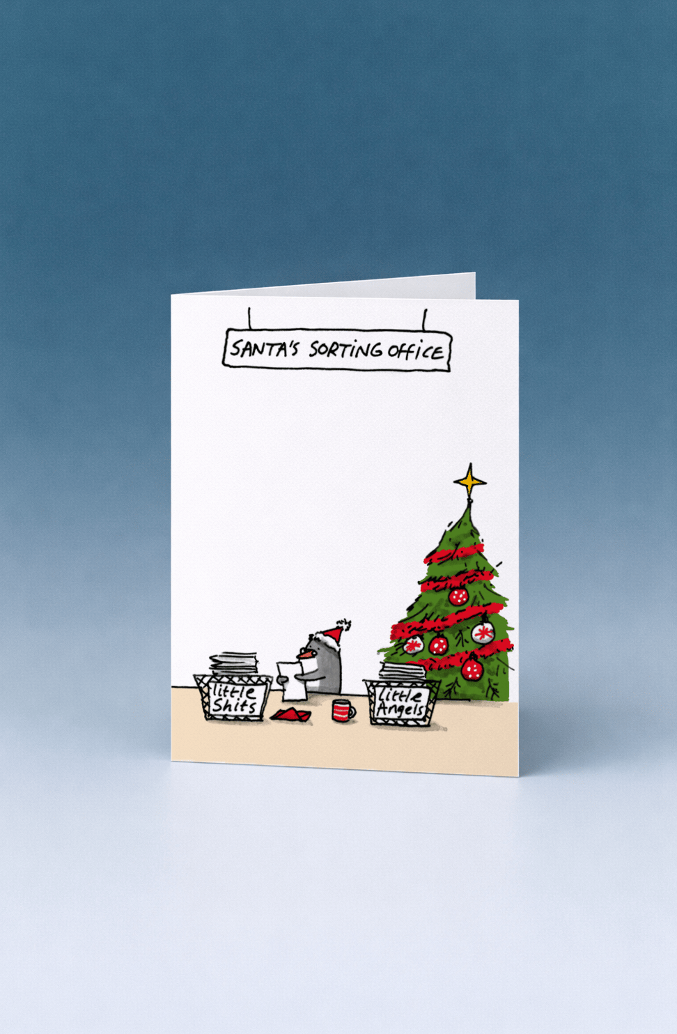 Santa's Sorting Office Humor mockup 5