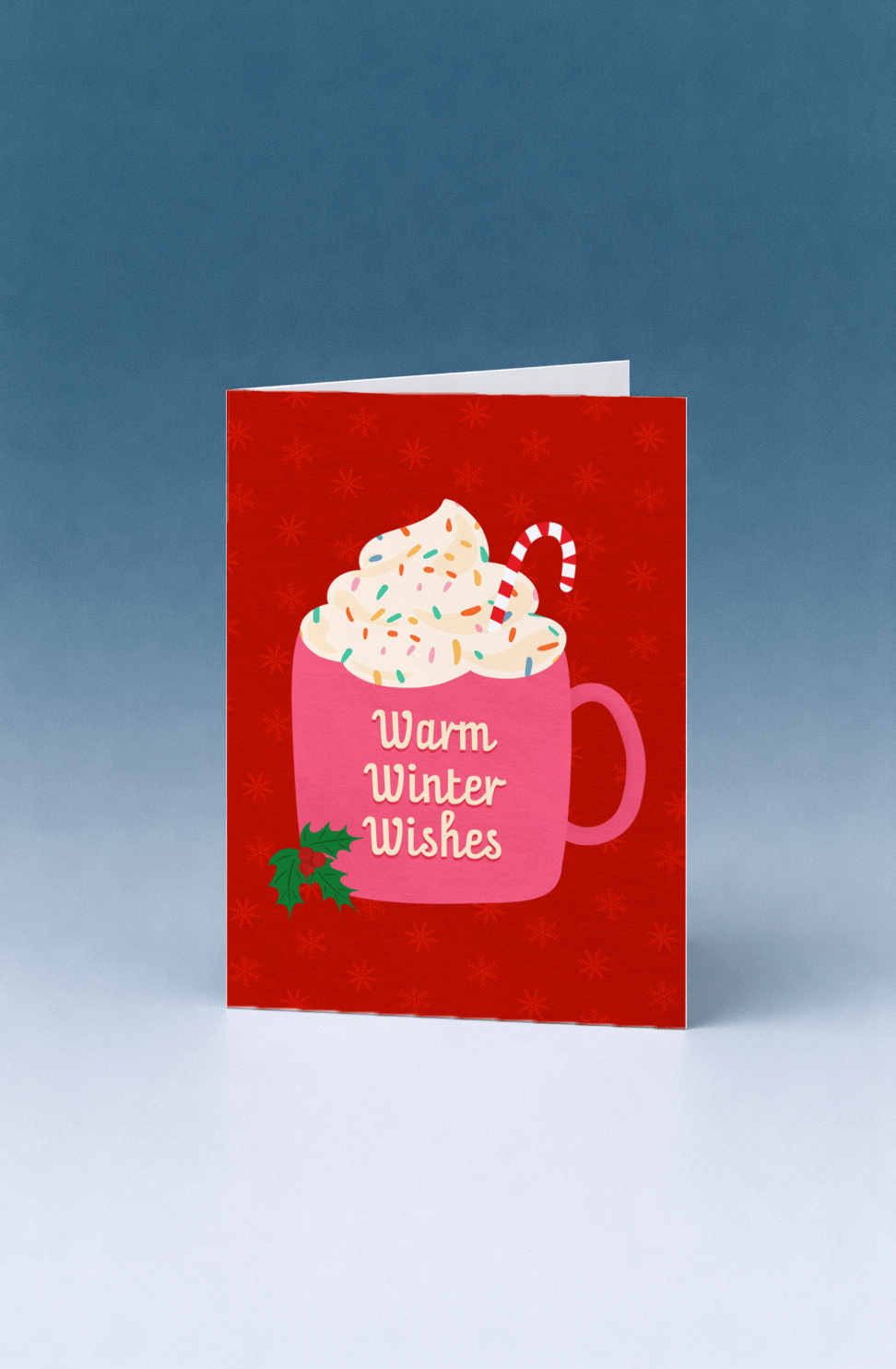 Warm Winter Christmas Wishes mockup 5