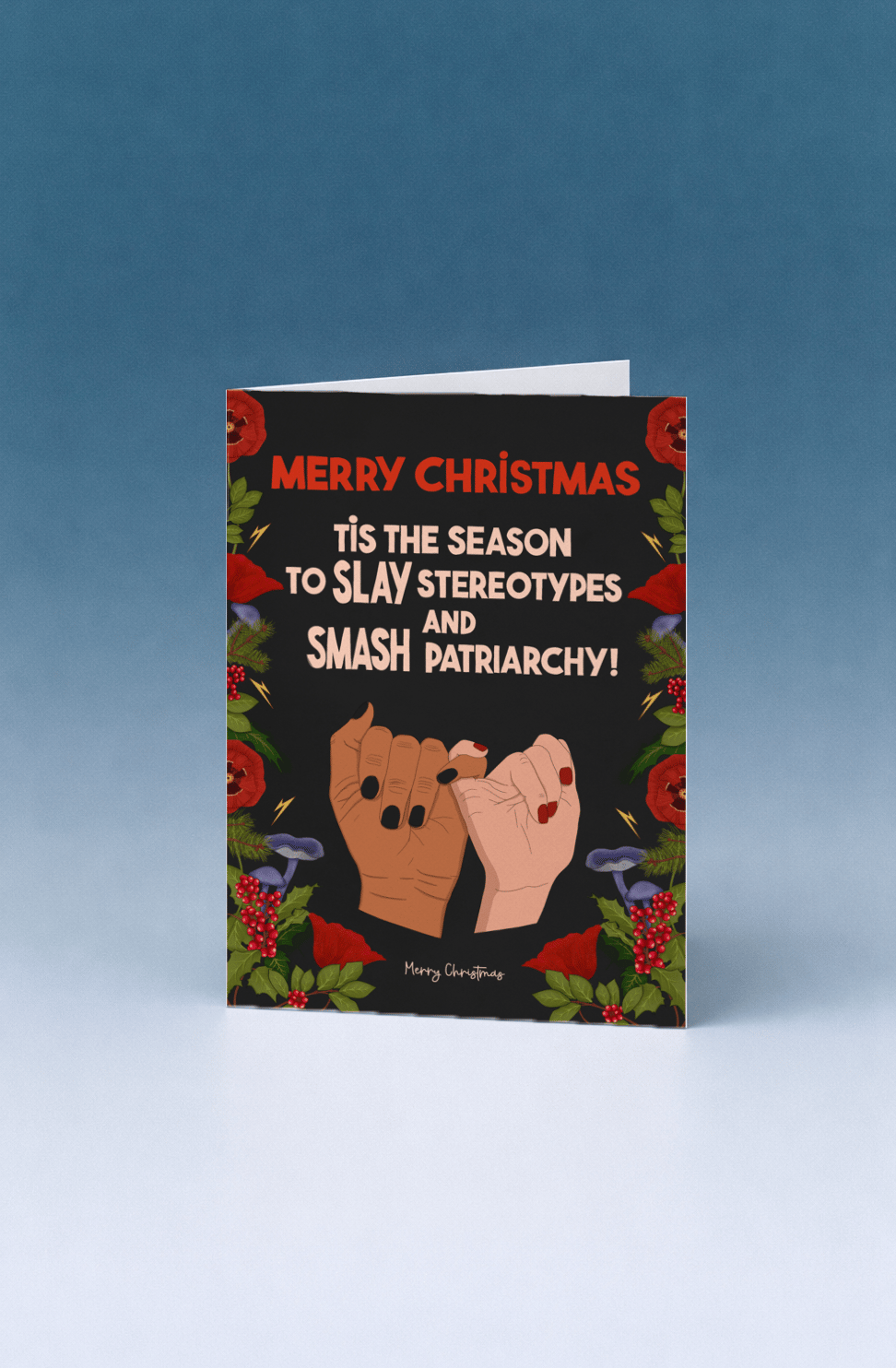 Smash the Patriarchy Christmas mockup 5