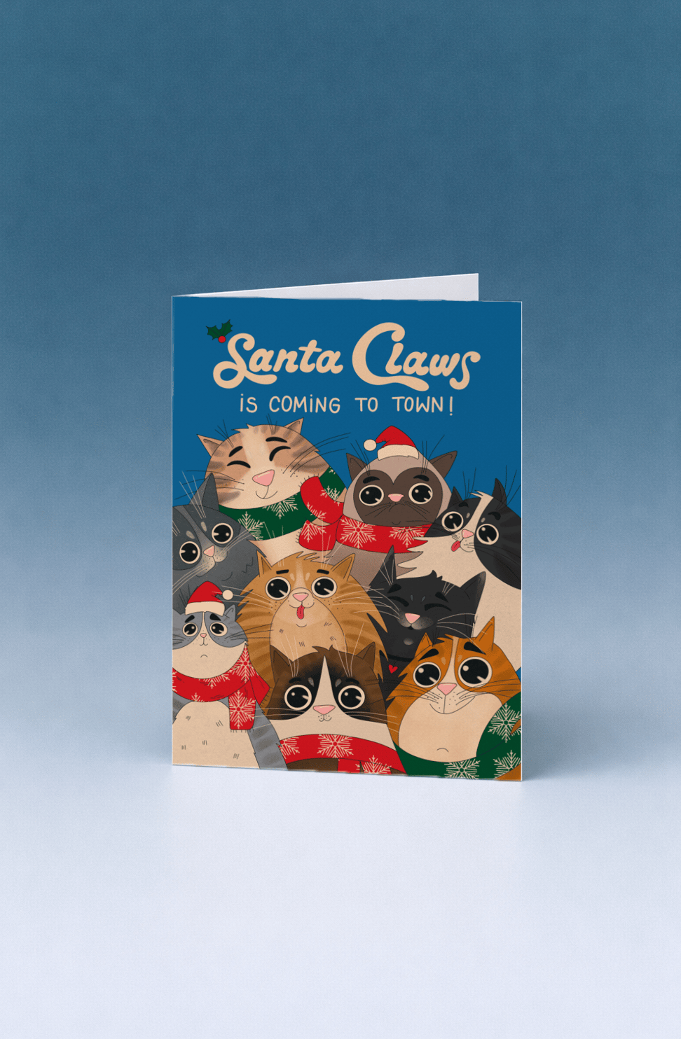 Santa Claws Christmas Cats mockup 5