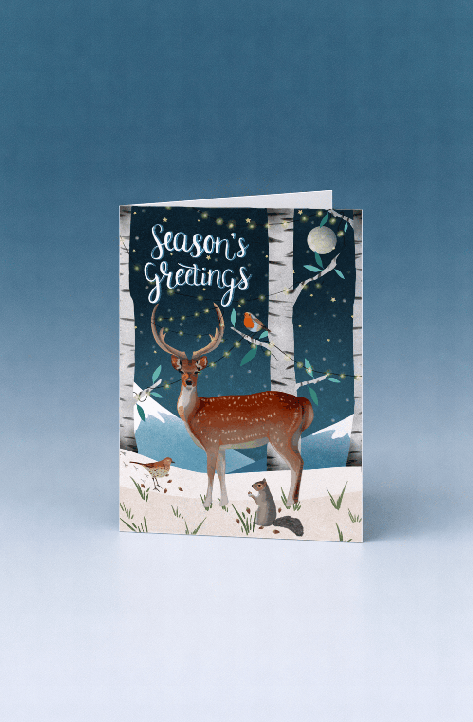 Season's Greetings Deer mockup 5