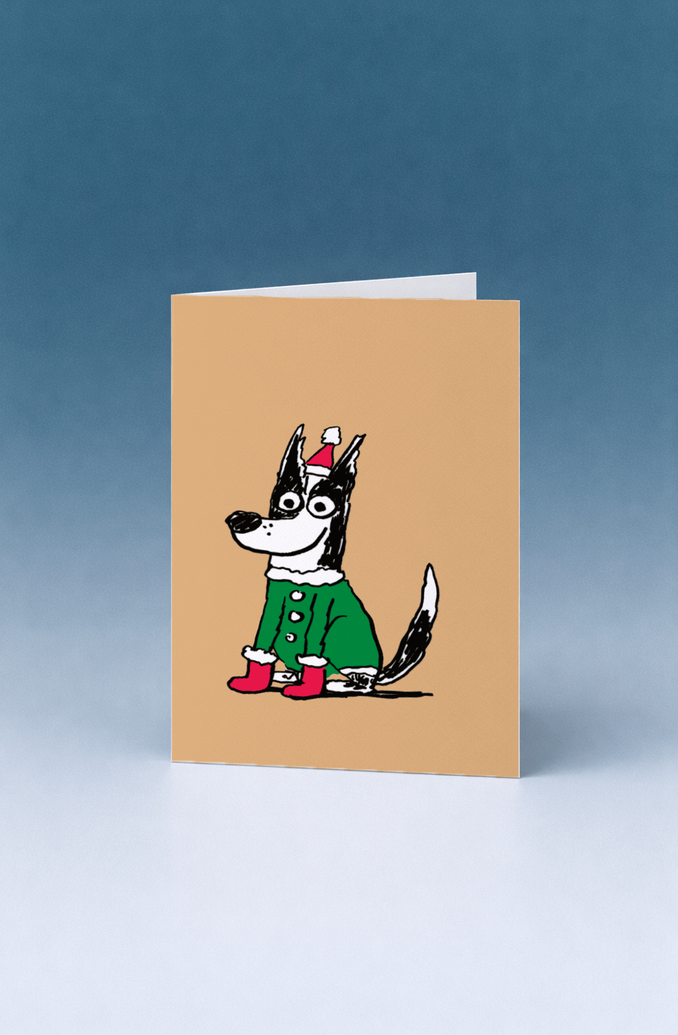 Festive Dog in Holiday Outfit mockup 4