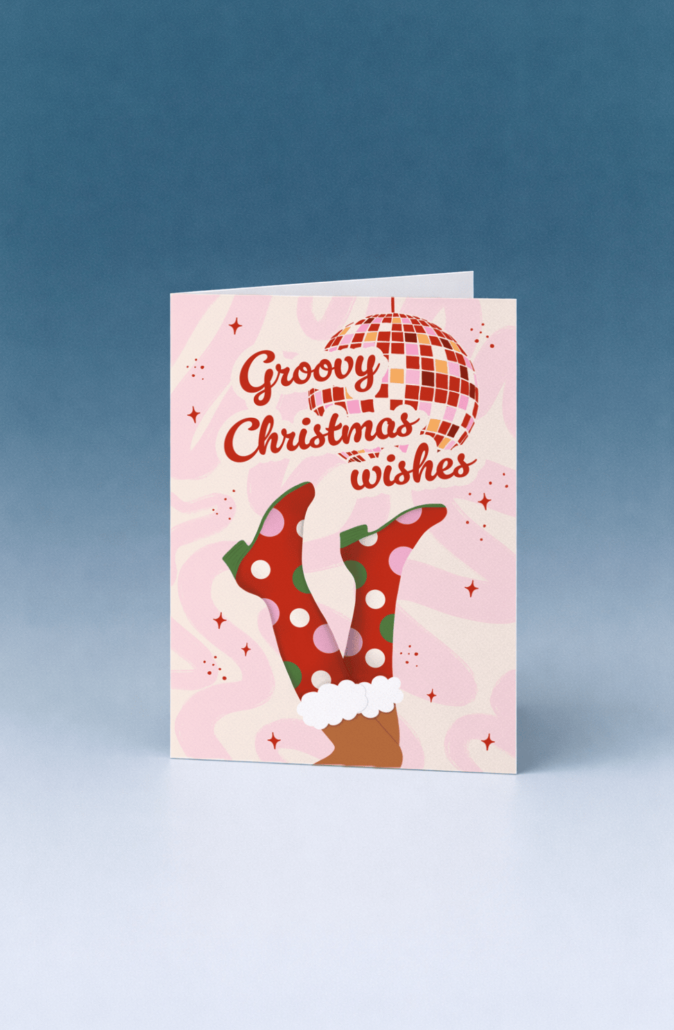 Groovy Christmas Wishes mockup 5