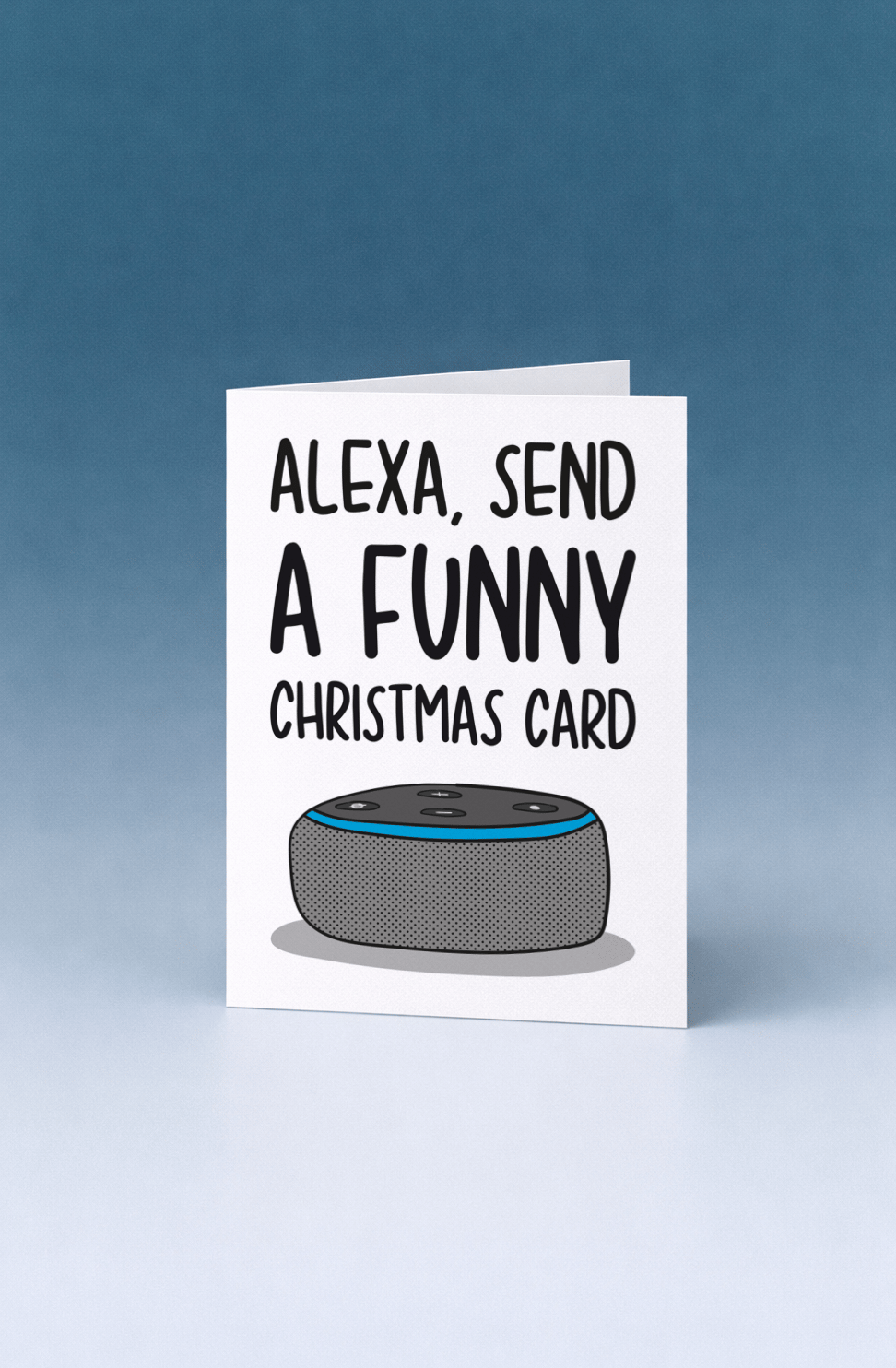 Alexa Funny Christmas Card mockup 5