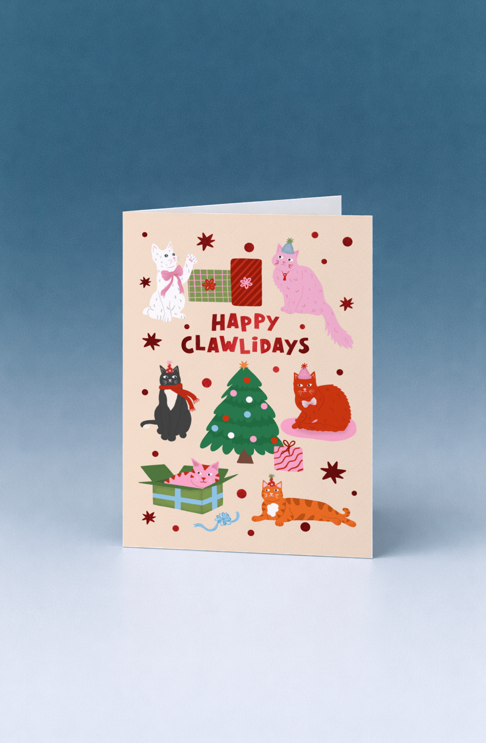 Happy Clawlidays mockup 4