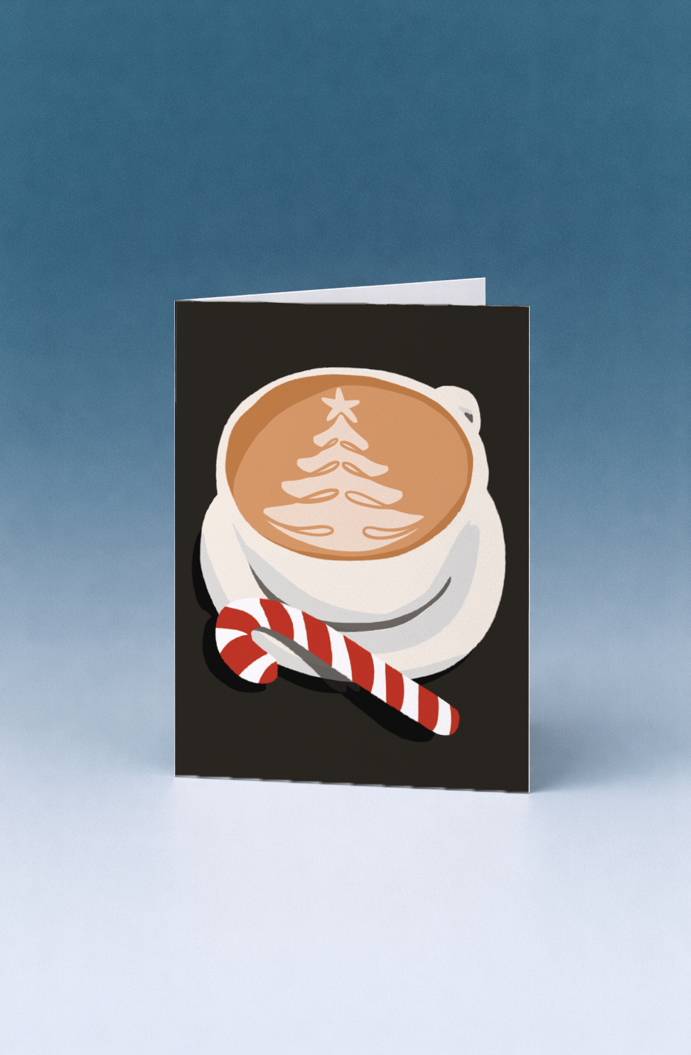 Christmas Latte with Candy Cane mockup 5