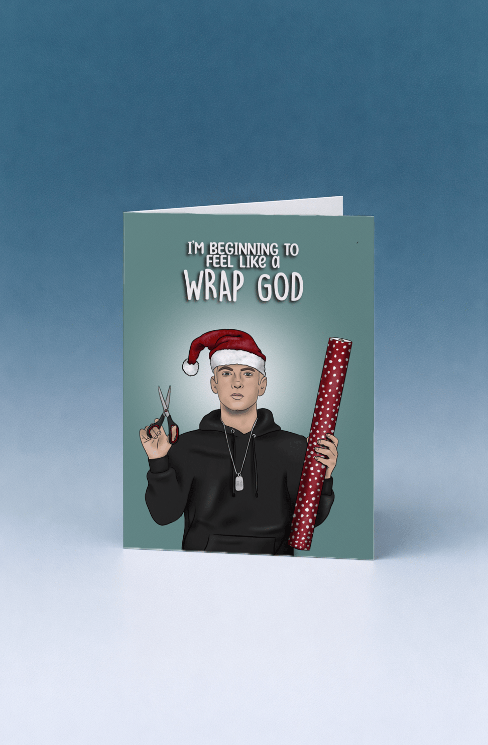 Wrap God Christmas mockup 5