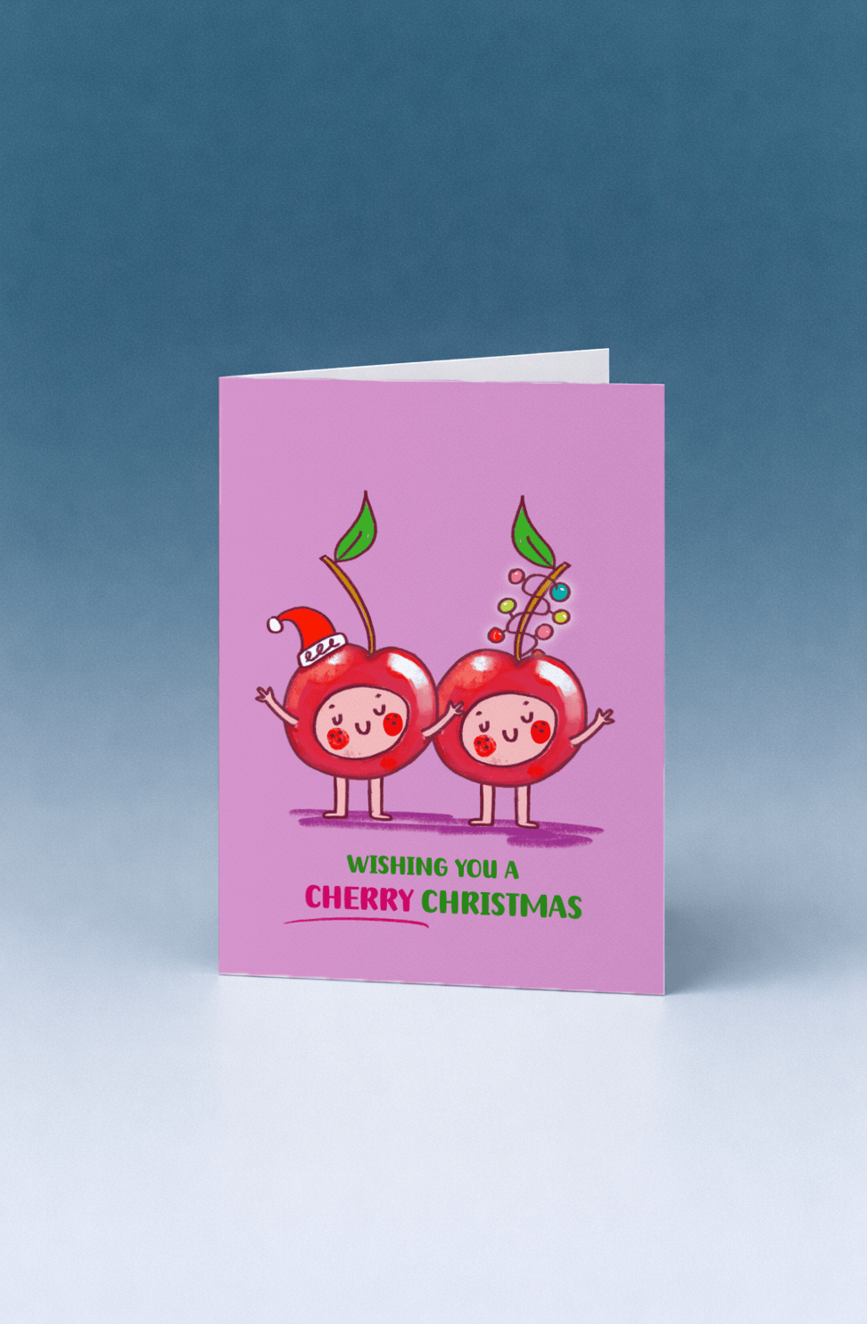 Wishing You a Cherry Christmas mockup 5